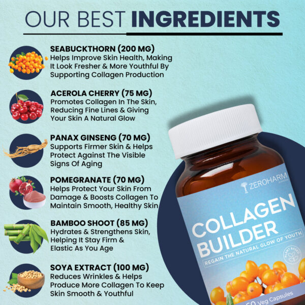 Collagen Builder Capsules for Skin Whitening