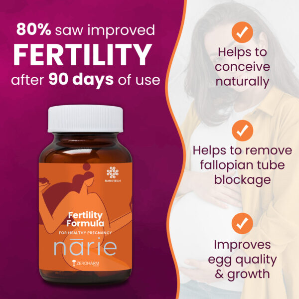 Ayurvedic Zeroharm Narie Fertility Formula Tablets to Conceive Naturally