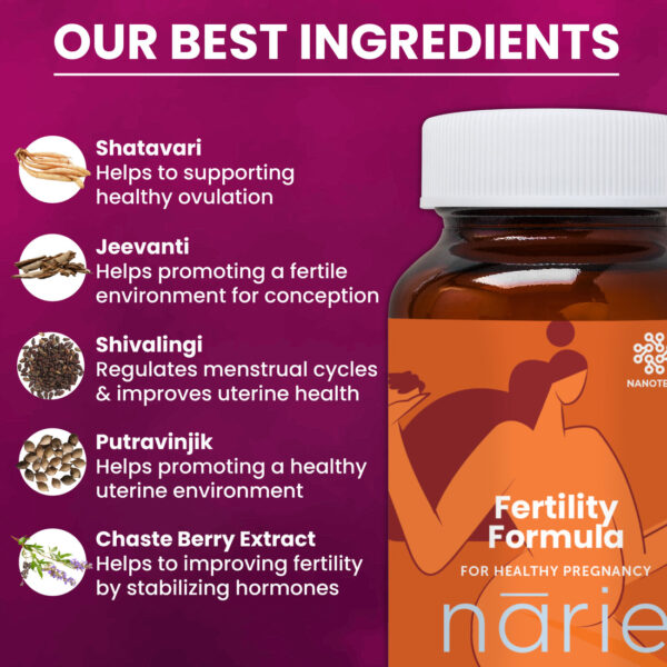 Ayurvedic Zeroharm Narie Fertility Formula Tablets to Conceive Naturally